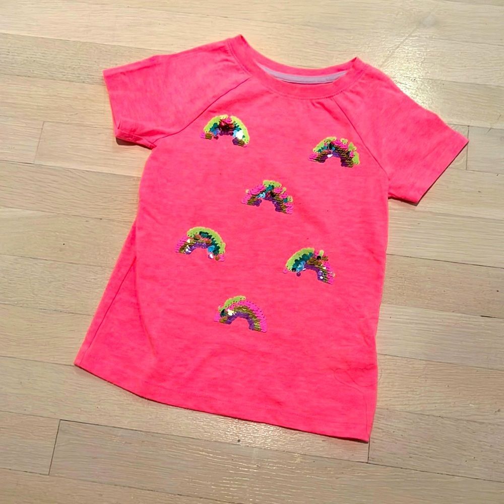 Girls 2-Piece Top Bundle Mickey Mouse Rainbow Size 4/5